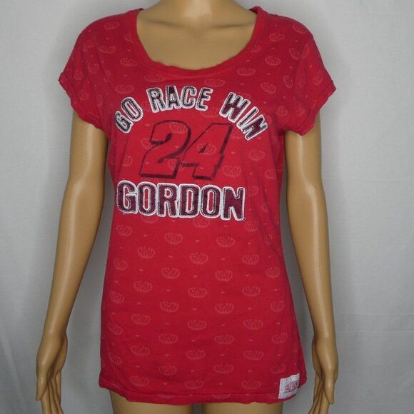 Nascar 24 Jeff Gordon Embroidered T Shirt Dupont M - Picture 2 of 9